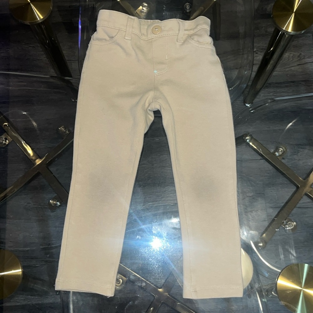 3T toddler girl khaki uniform pants